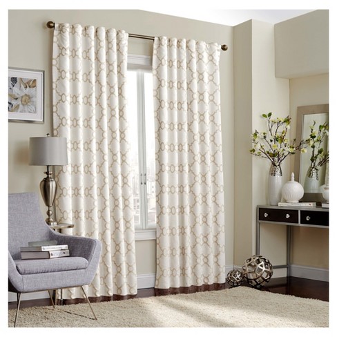 Correll Blackout Curtain Ivory (52"x108") - Eclipse™ : Target