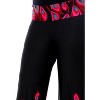 Women's Plus Size Printed Palazzo Pants - White Mark - 3 of 3