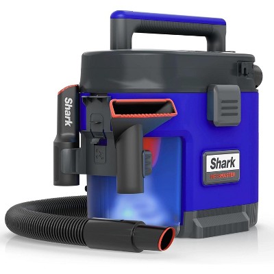 Shark MessMaster 1 Gallon Portable Wet/Dry Vacuum for Pets, Cars Blue Iris Refurb