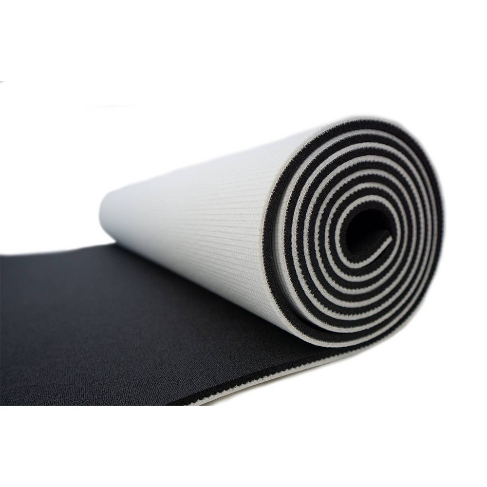 Photos - Yoga  Direct Premium Two Tone  Mat - White/Black (6mm)