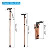 Unique Bargains Aluminum Alloy Quick Lock Collapsible Hiking Trekking Poles 33-37 Inch 2 Pcs - 2 of 4