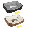 Pet Dog Bed Soft Warm Fleece Puppy Cat Bed - 4 of 4