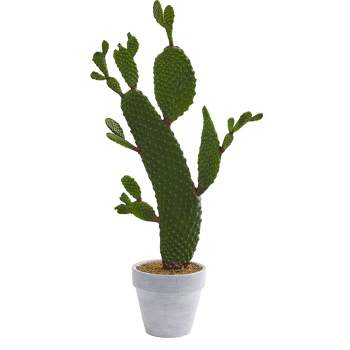Nearly Natural 27-in Cactus Artificial Plant