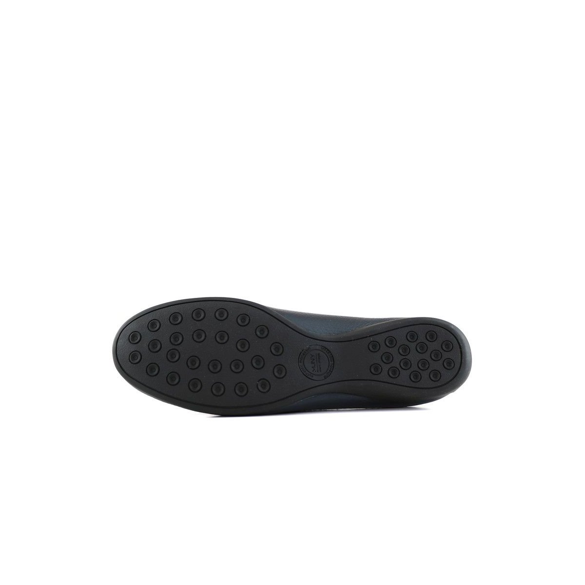 Женские туфли Marc Joseph New York Womens Leather Slip On Lake Road Venetian Driver Loafers - Navy Grainy, 8 — фото 4