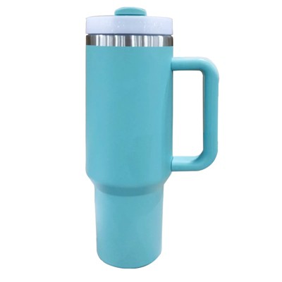 40oz V2 large capacity tumbler, With Handle And Straw Lid, Insulated Reusable Stainless Steel Water Bottles Travel Mug Coffee Cup car cup water cup