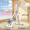 SEVOBAL Stair Stepper with resistance Home-Upgrade Vertical Climber Workout Machine Exercise Climber Fitness Equipment, Pink, 34.25"*17.32"*49.21" - 3 of 4