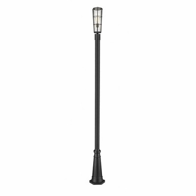 Z-Lite Helix 1 - Light Post Light in  Black