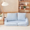NicBex Folding Lazy Floor Sofa Convertible Sofa Bed Backrest Adjustable in 18 Positions Comes with 2 Soft Pillows - 3 of 4
