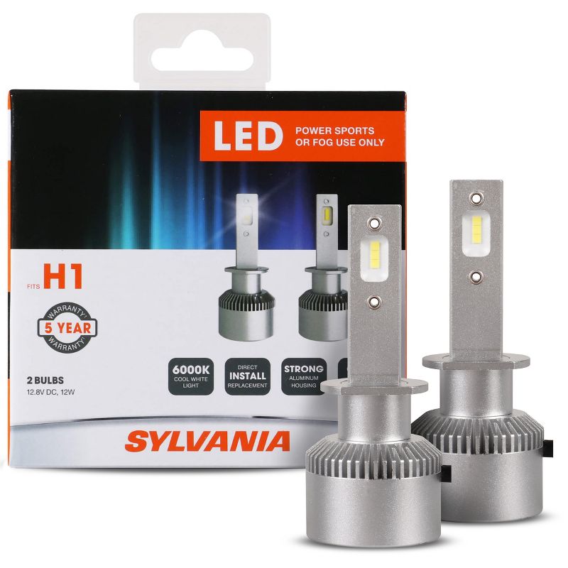 Sylvania H1 LED Powersport Headlight Bulbs for Off-Road Use or Fog Lights - 2 Pack, 1 of 8