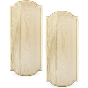Darware Innkeeper Wooden Signs, 2pk; Rustic Blank Unpainted Signboards for DIY Arts & Crafts Home Decor - 1 of 4