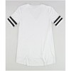 bar III Womens Illusion Varsity Basic T-Shirt - 2 of 2