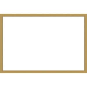 Amanti Art Grace Brushed Gold Narrow Framed Magnetic Dry Erase Board - 1 of 4