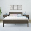 Max & Lily Queen Bed Frame, Solid Wood Classic Platform Bed with Panel Headboard for Kids - 2 of 4