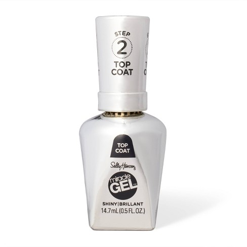 Sally Hansen Miracle Gel Nail Polish - 101 Shiny Top Coat - 0.5 Fl Oz :  Target