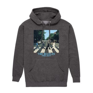 Men's - The Beatles - Abbey Road Album Cover Graphic Fleece Pullover Hoodie - 1 of 4