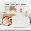 VEVOR Macerator Pump, 350W, 6000 L/h Flow, 23 ft/7 m Head, Macerator Sewerage Sump Pump with 3 Water Inlets for Basement, Kitchen, Sink, White - 3 of 4