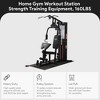 BalanceFrom Multifunctional Home Gym Workout Station, Weight Bench Strength Training & Fitness Equipment with Floor Mat Stack - 2 of 4