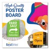 Royal Brites Premium Coated Poster Board, 11 x 14, Assorted Neon Colors, 5/Pack - 3 of 4