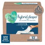 Pampers Pure Hybrid Nighttime Diaper Inserts - 52ct