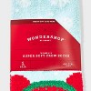 Women's Winter Penguin Christmas Cozy Crew Socks with Gift Card Holder - Wondershop™ Light Blue 4-10 - 3 of 3