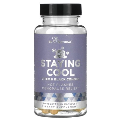 Eu Natural STAYING COOL, Vitex & Black Cohosh, 60 Vegetarian Capsules