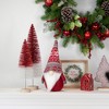 Northlight Standing Gnome with Nordic Hat Christmas Decoration - 12" - Red and Gray - 2 of 4