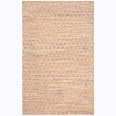 Cape Cod 5' x 8' Orange and Natural Cotton Area Rug