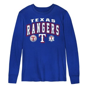 MLB Texas Rangers Boys' Long Sleeve T-Shirt - 1 of 1