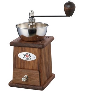 Zassenhaus "Santos" Coffee Mill, Walnut, 4.5" x 4.2" x 9.25" - 1 of 1