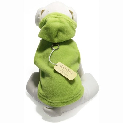 Gooby Fleece Vest Hoody, XLarge, Green