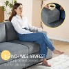 AMERLIFE Comfy Couch with Deep Seat& Wood Legs, Upholstered Sofa for Living Room - 4 of 4