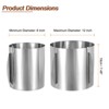 Unique Bargains Adjustable Stainless Steel Nonstick Retractable Round Cake Ring - 2 of 4