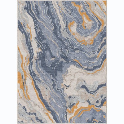 Well Woven Apollo Flatwoven Harmony Abstract Waves Area Rug