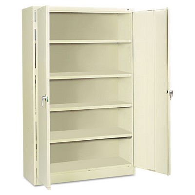 Putty Steel Lockable Office Cabinet with Adjustable Shelving