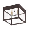 Livex Lighting Nyack 2 - Light Flush Mount in  Bronze - 3 of 4