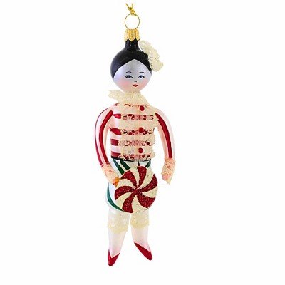 Italian Ornaments 5.0 Inch Miss Sugar Swirl Peppermint Candy Italian Tree Ornaments