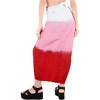 LA LEELA Women's Summer Beach Wrap Bikini Wraps Sarong Cover up Bathing suit Swimsuit Cover Ups for Swimwear Women One Size Red, Tie Dye Design - 3 of 4