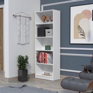 TOAOTBNBO Classic Bookcase, Modern Display Bookshelf with Storage Cabinet, Narrow Tall Book Shelf for Home Office - 1 of 4
