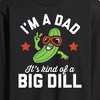 Men's - Instant Message - Dad Kind Of Big Dill Long Sleeve Graphic T-Shirt - 2 of 4
