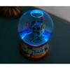 Silver Buffalo Disney Lilo & Stitch Ohana Light-Up Collectible Snow Globe | 6 Inches Tall - 4 of 4
