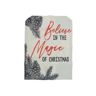 Unique Bargains Dining Chair Slipcover Faux Linen Beige 22.44" x 18.11" 1Pcs