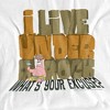 Spongebob What'S Your Excuse? Adult T-Shirt White - 2 of 4