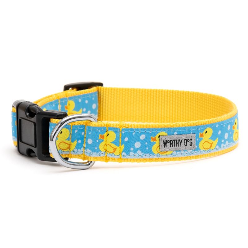 The Worthy Dog Rubber Duck Dog Collar, 4 of 5