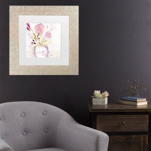 Trademark Fine Art Sheila Golden From Summers Garden Matted Framed Art - 1 of 4