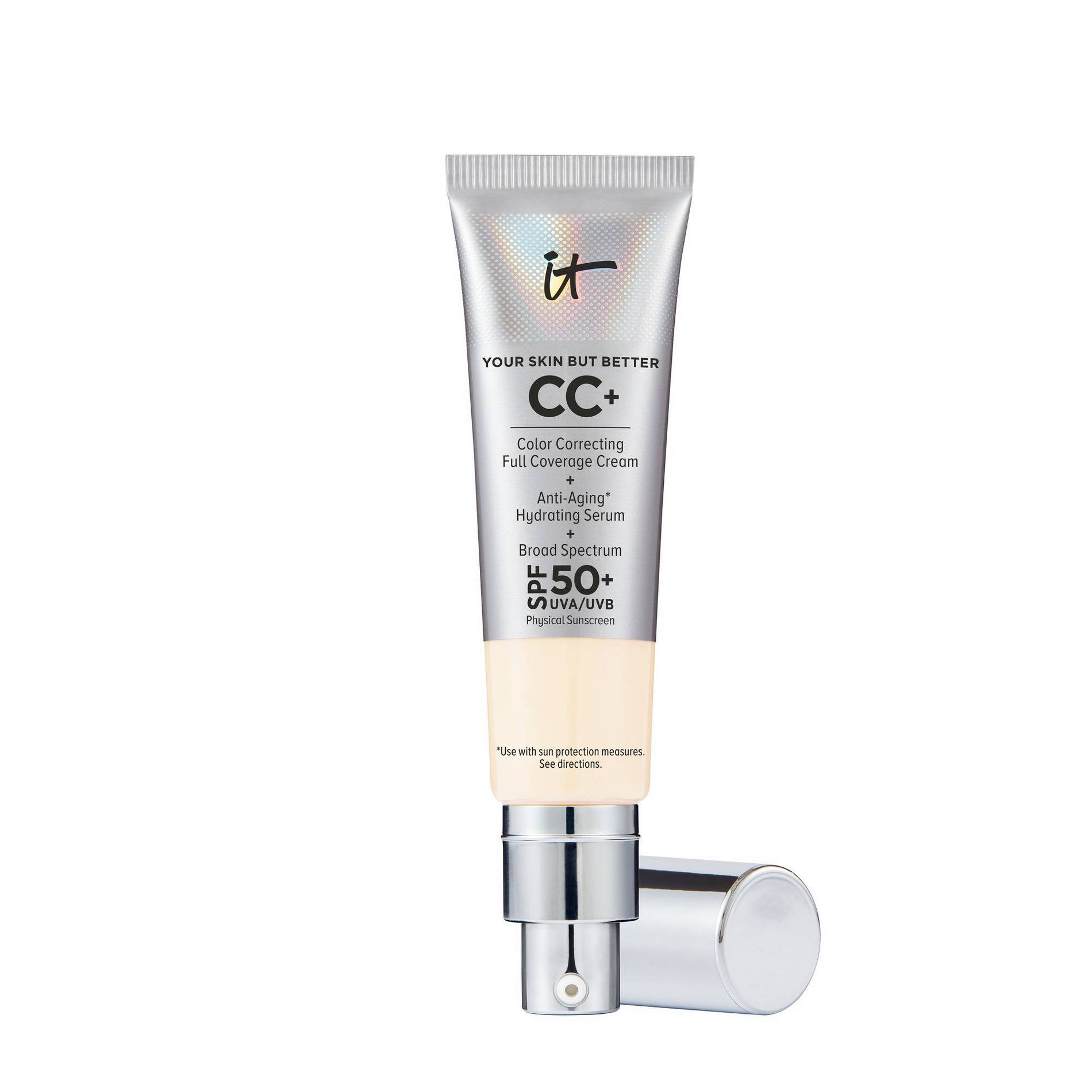 IT Cosmetics CC+ Cream - Extra Fair Ivory - 1.08 fl oz - Ulta Beauty: Full Coverage, Anti-Aging, Sun Protection