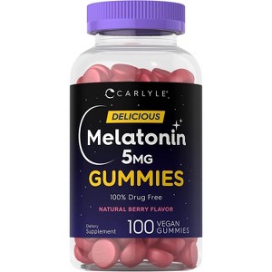 Carlyle Melatonin 5mg | 100 Gummies | Berry Flavor - 1 of 2