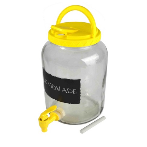 Le'raze 1 Gallon Beverage Dispenser With Stainless Steel Spigot + Marker &  Chalkboard - 100% Leakproof : Target