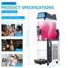 12L Commercial Slushy Machine, One Tank 3.2 Gal Margarita Machine, 430W Frozen Drink Machine, Ideal for Restaurants Bars Pool Parties - 2 of 4