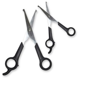 Bellura Pet - Grooming Scissors for Pets - Black - 1 of 4