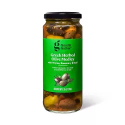 Greek Herbed Olive Medley with Thyme, Rosemary and Basil - 6.3oz - Good & Gather™